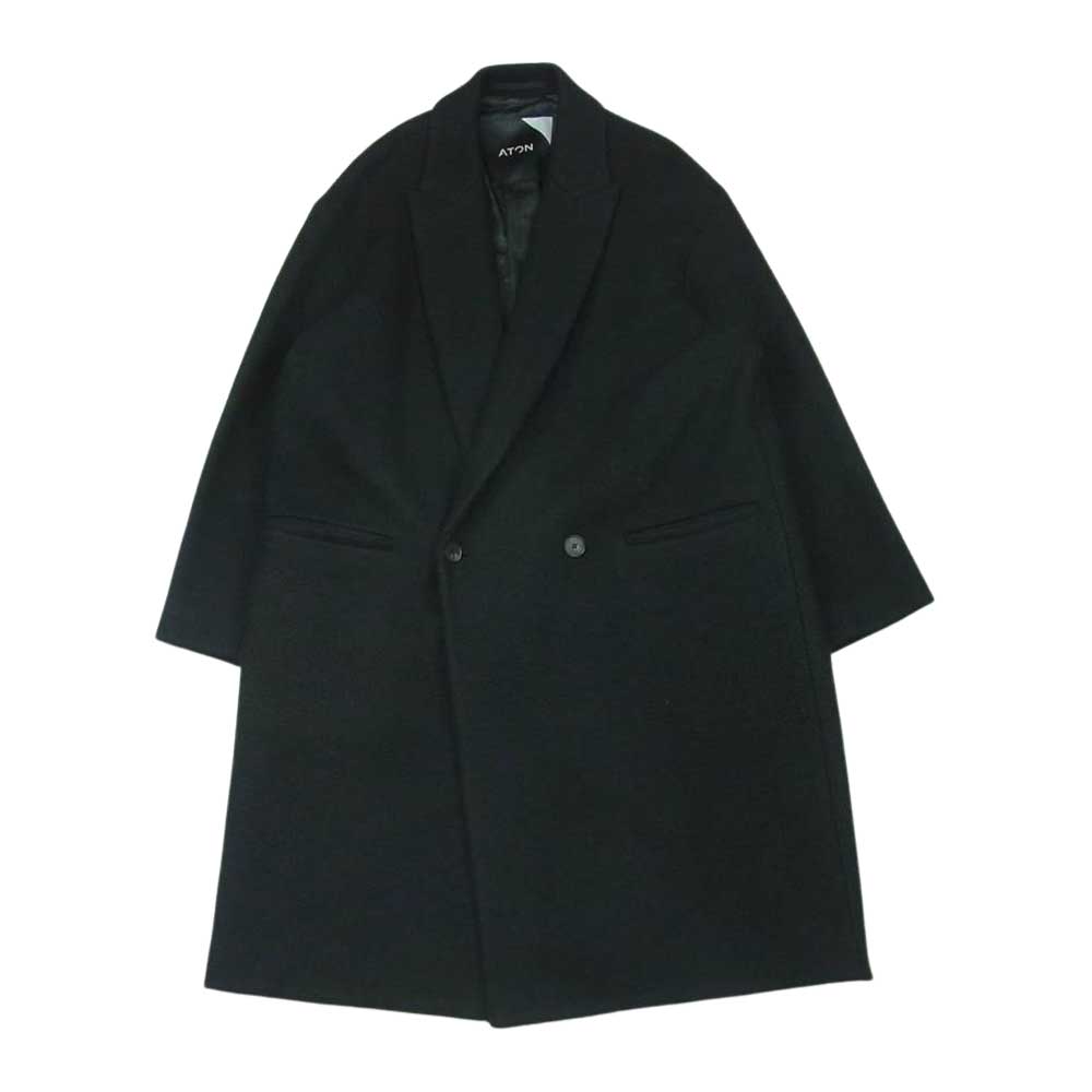 エイトン ATON コート 6682632 MELTON CHESTER COAT メルトン ダブル