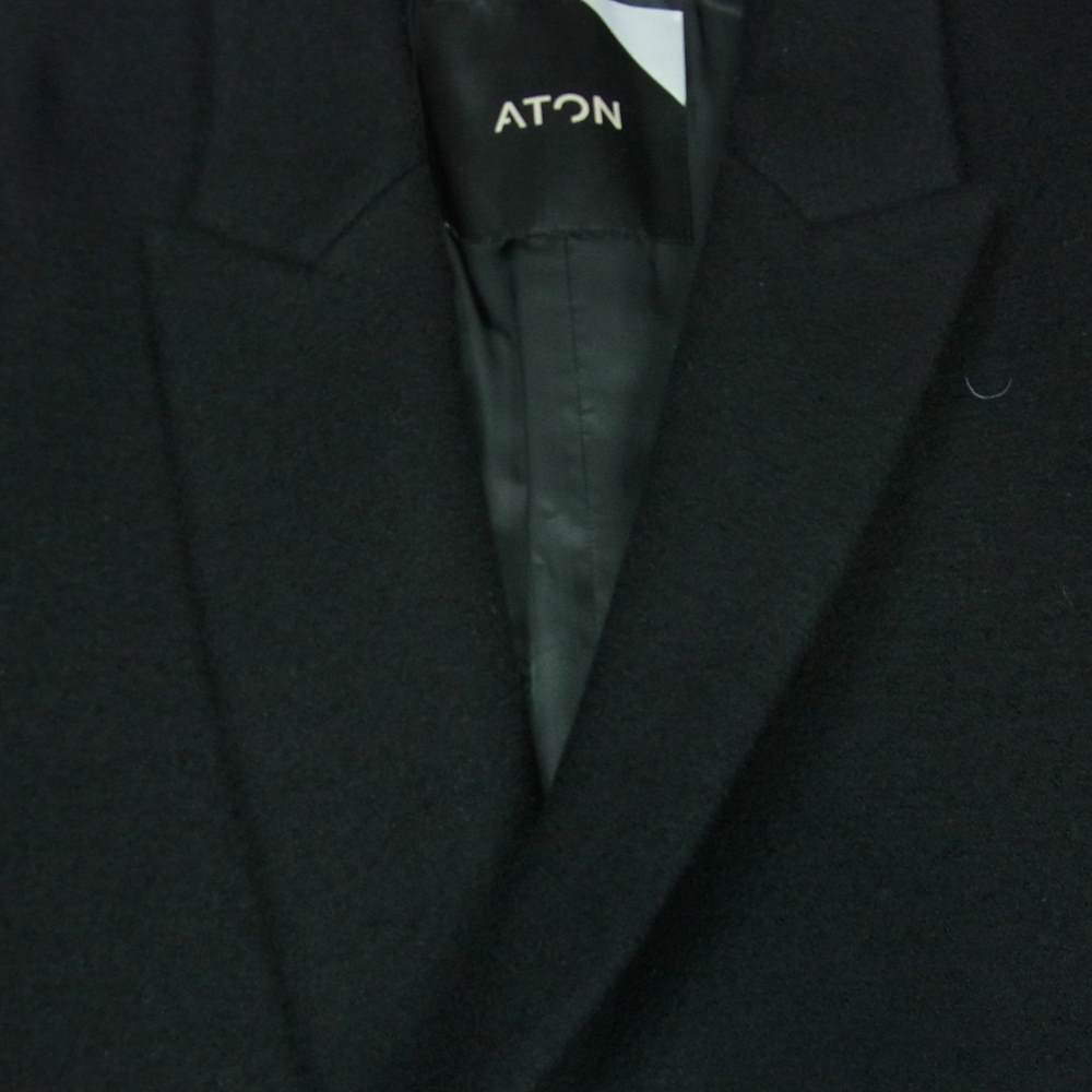 エイトン ATON コート 6682632 MELTON CHESTER COAT メルトン ダブル