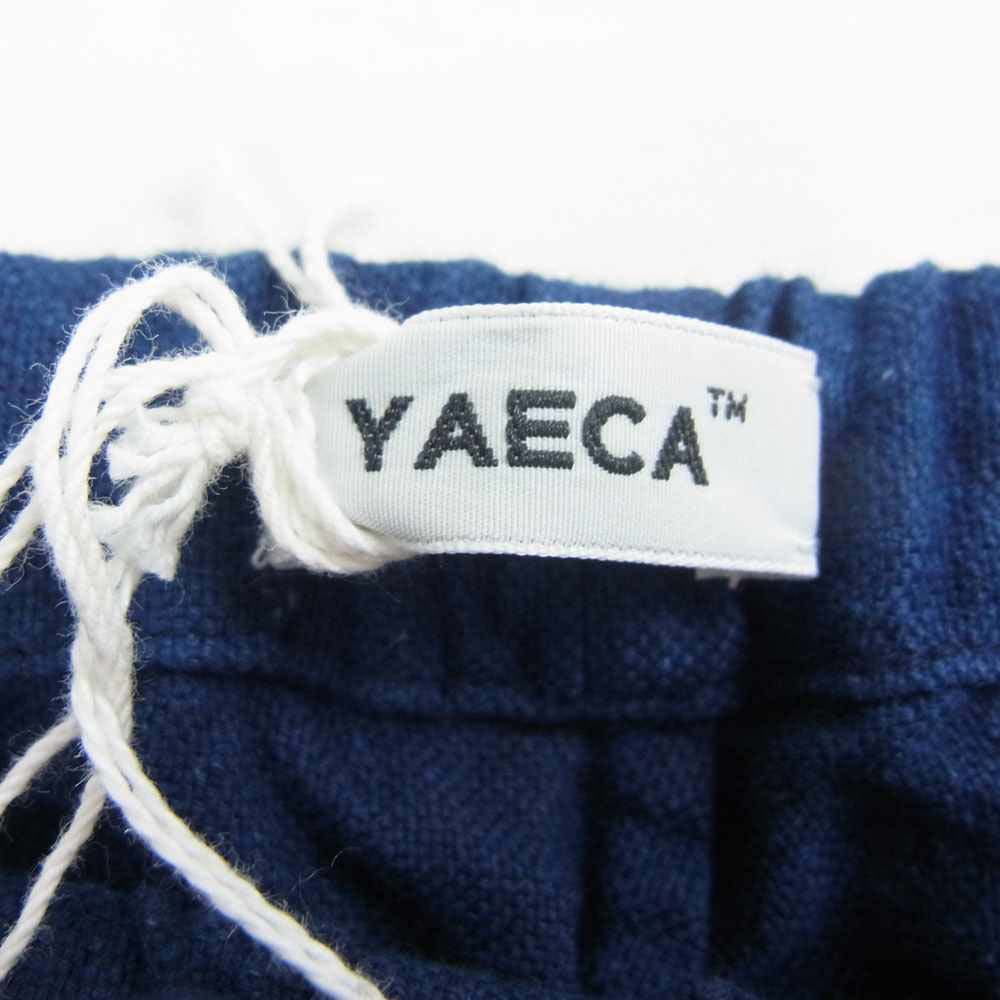 YAECA ヤエカ パンツ N゜046 KHADI INDIGO カディコットン サルエル