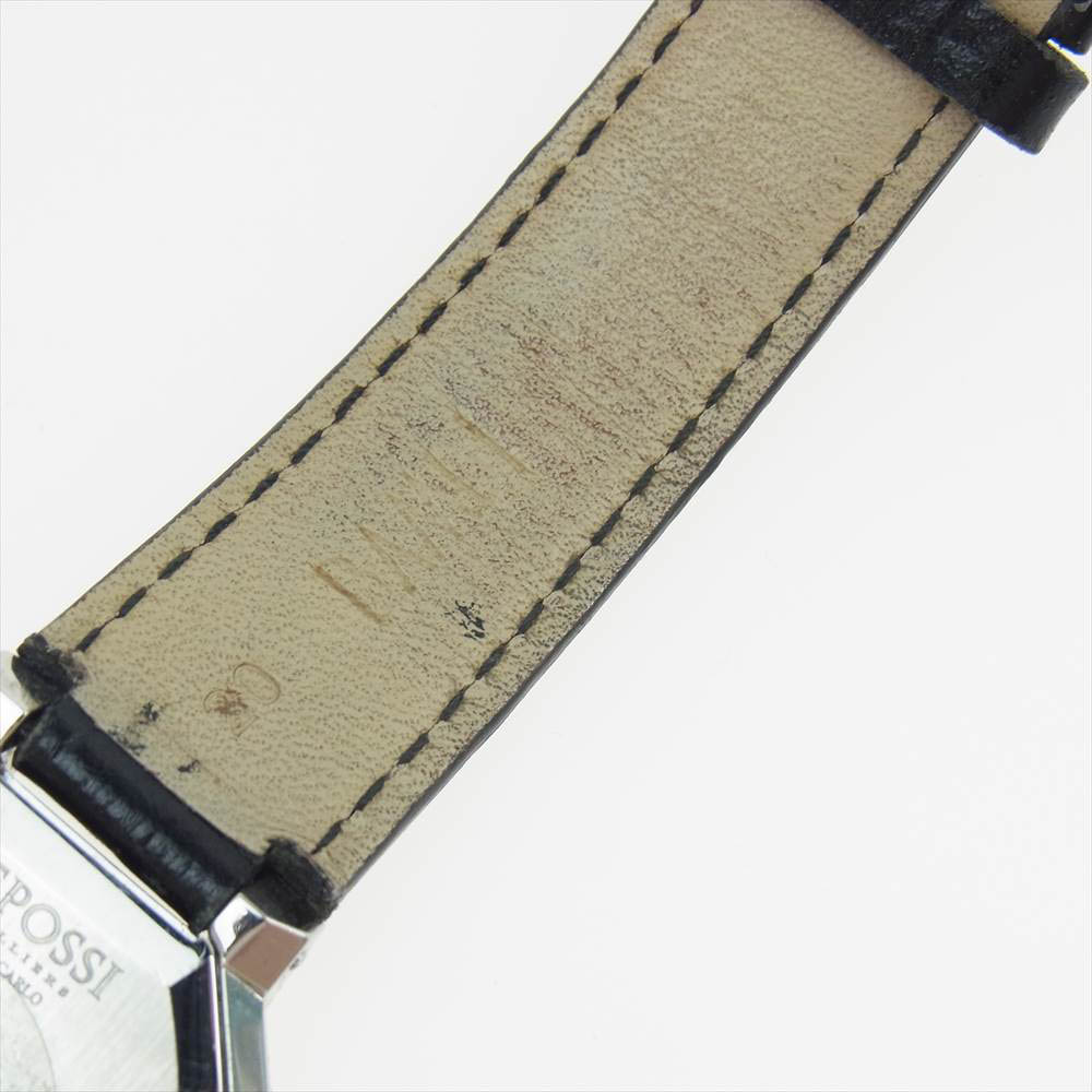 レポシ REPOSSI 時計 R1SQ スイス製 モンテカルロ クォーツ 腕時計 ウォッチ ブラック系