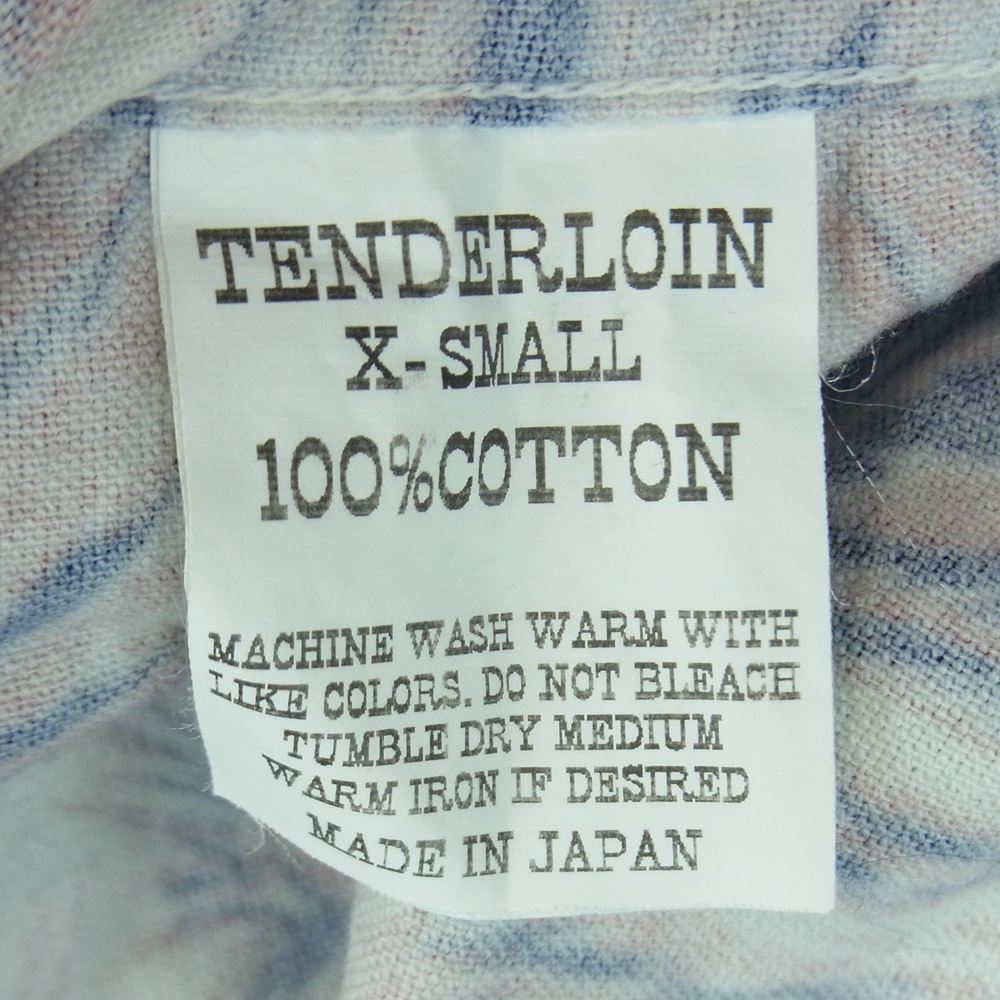 TENDERLOIN テンダーロイン 長袖シャツ T-PRINT FLANNEL SHT WOLF