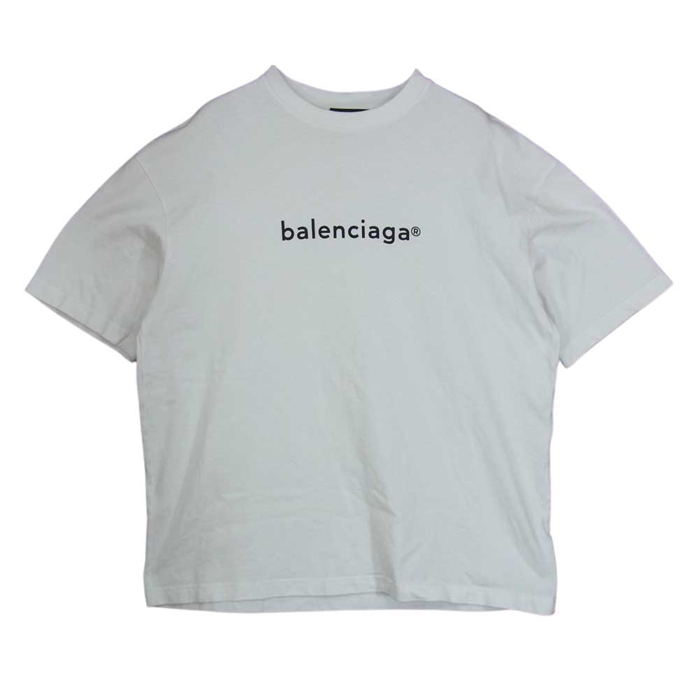 BALENCIAGA バレンシアガ Ｔシャツ 21SS 612966 クルーネック ロゴ