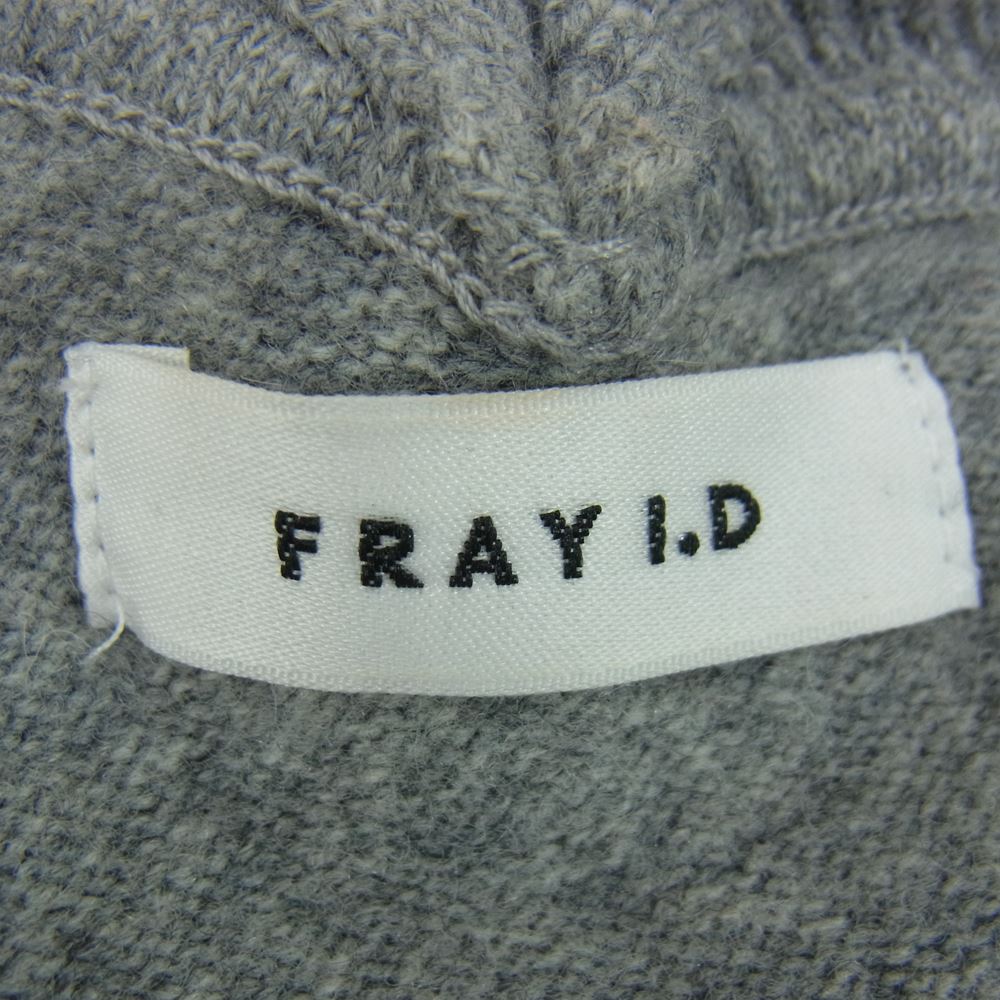 FRAY I.D フレイ アイディー ワンピース ニット ワンピース グレー系