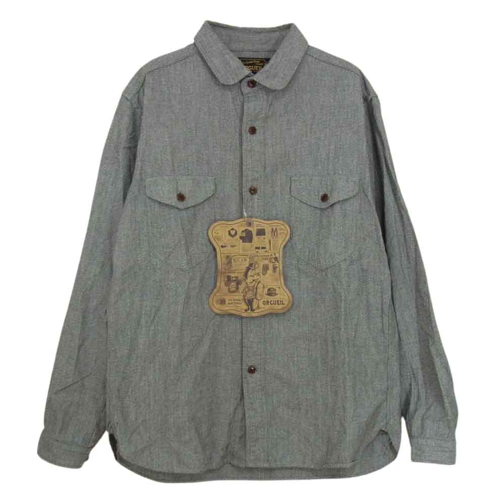 人気No1 ORGUEIL オルゲイユ 長袖シャツ OR-5074 Refined Work Shirt