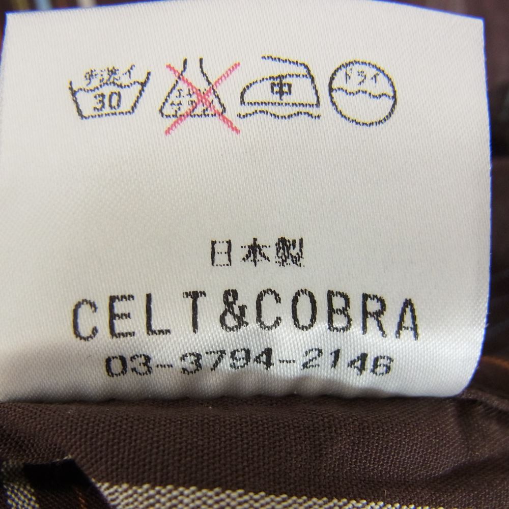 Celt&Cobra ケルト&コブラ 半袖シャツ 半袖 ストライプ シャツ