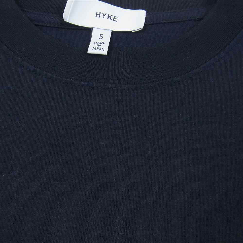 HYKE ハイク Tシャツ ※タグ破損 コーデュラ ビッグフィット Tシャツ ブラック ブラック系 5 HYKE USED/古着（Tシャツ