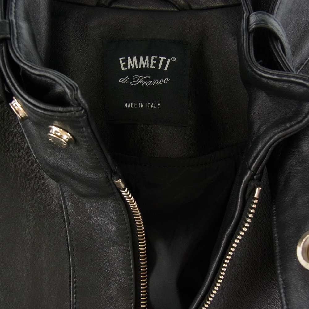エンメティ EMMETI ジャケット イタリア製 VALLICO シングル レザー