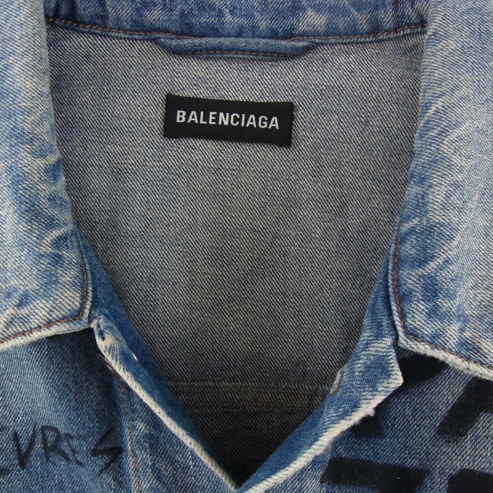 BALENCIAGA バレンシアガ デニムジャケット 18AW 534556 TBP33 国内