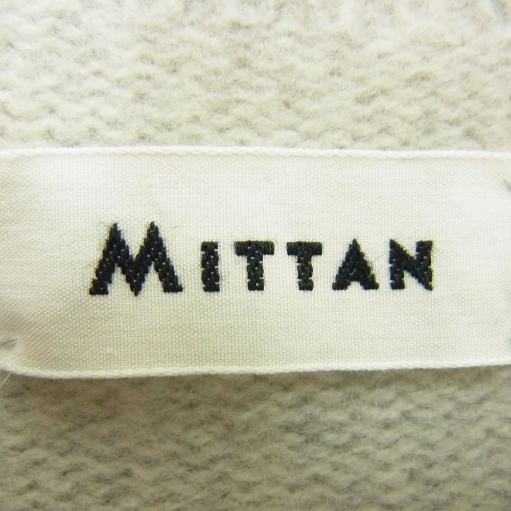 ミッタン MITTAN ニット ボトルネック ウール ニット セーター グレー