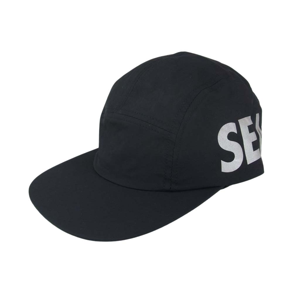 新作wind and sea JET CAP BLACK 黒 ジェットキャップ-