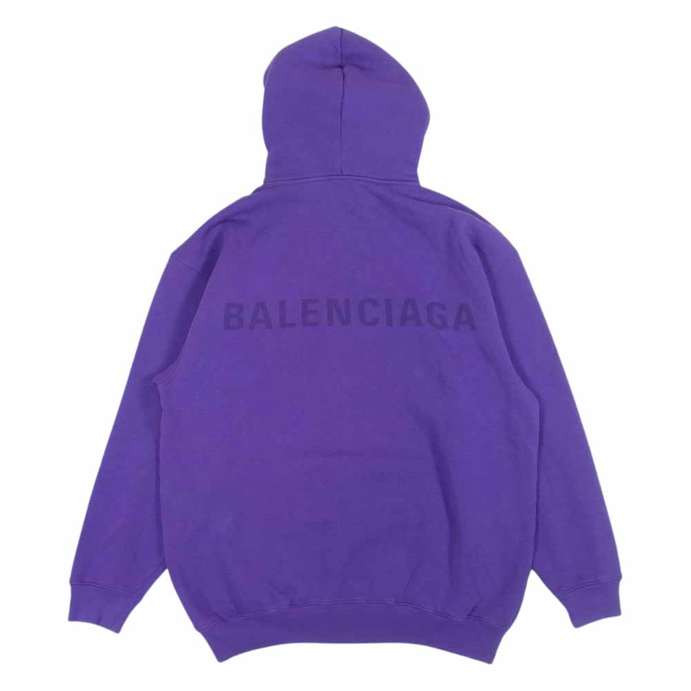 高評価お得 Balenciaga バレンシアガ バックロゴオーバーサイズプルオーバーパーカー XSの通販 by  RINKAN｜バレンシアガならラクマ