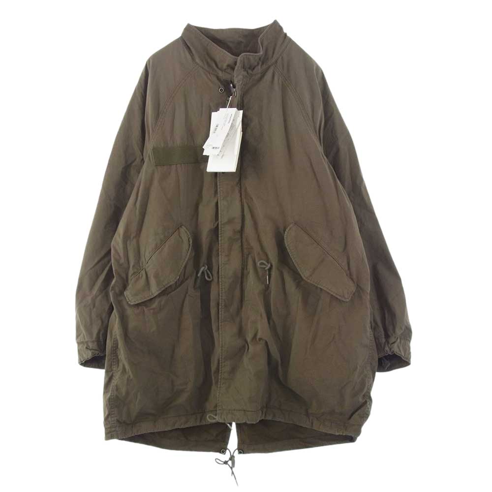 VISVIM ビズビム コート 22AW 0122205013008 SIX-FIVE FISHTAIL PARKA フィッシュテール パーカ  ミリタリー コート オリーブ系 1【極上美品】