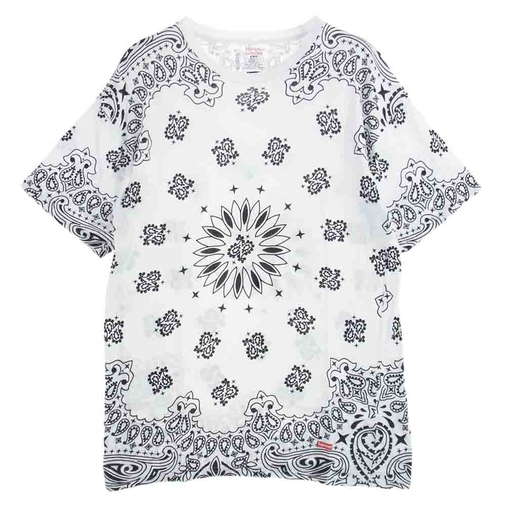 高質 黒 L Supreme Hanes Bandana Tees バンダナTシャツ | umma.hu