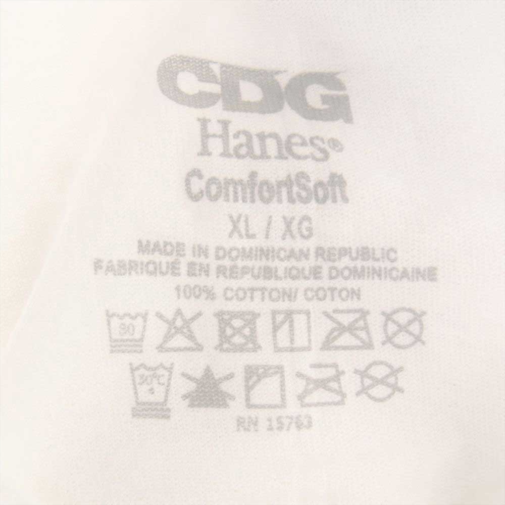 COMME des GARCONS コムデギャルソン Ｔシャツ x Hanes ヘインズ 3