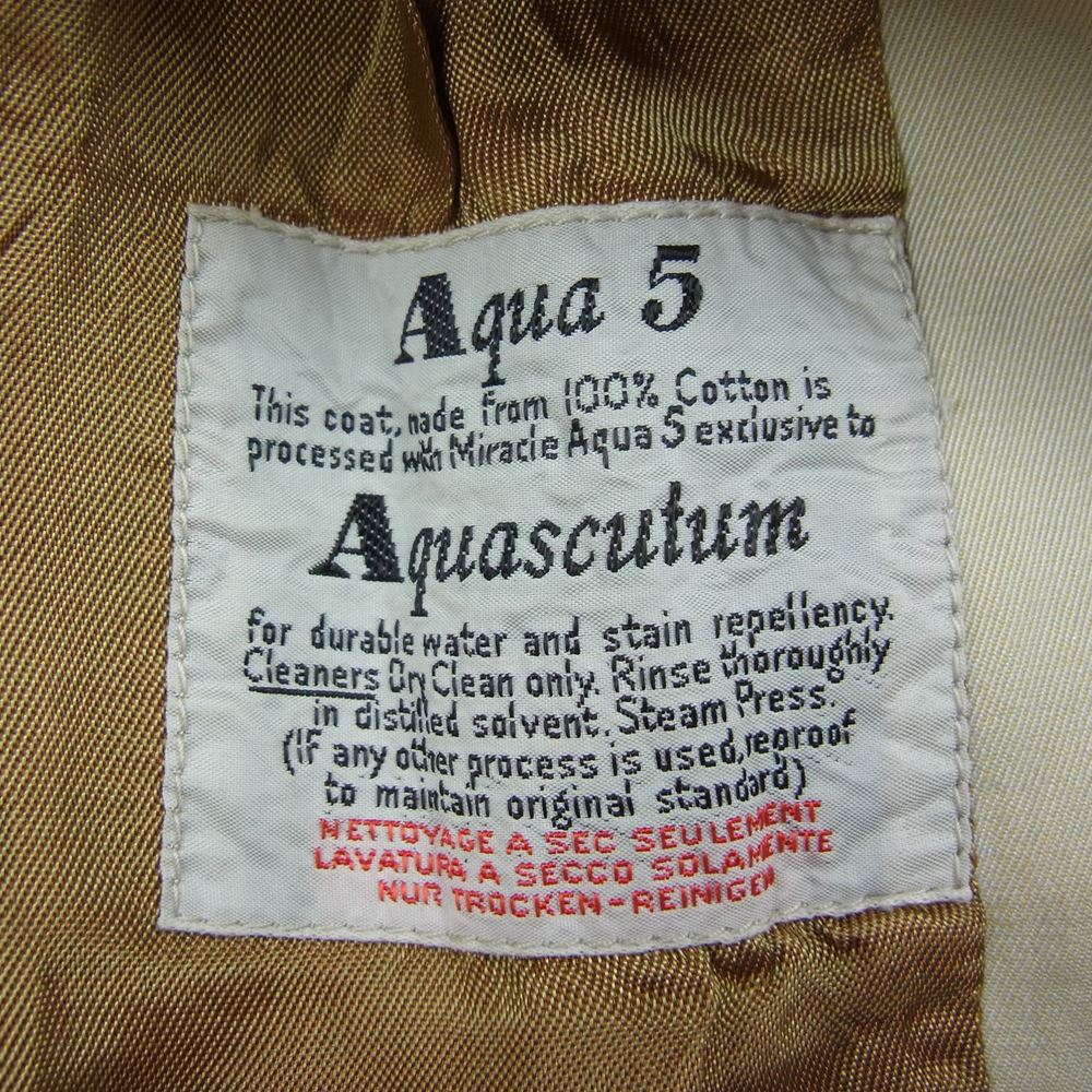 Aquascutum アクアスキュータム トレンチコート 60年代 英国製