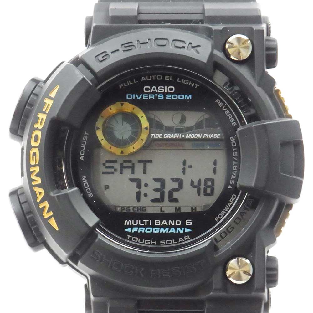 G-SHOCK ジーショック 時計 黒金蛙 FROGMAN フロッグマン GWF-1000G