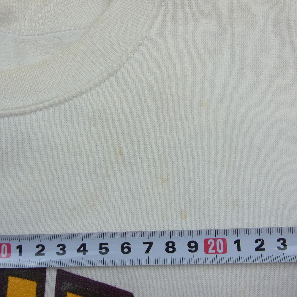 80s ヴィンテージ トリコタグ tシャツ ブランク スクリプトロゴ ネイビー