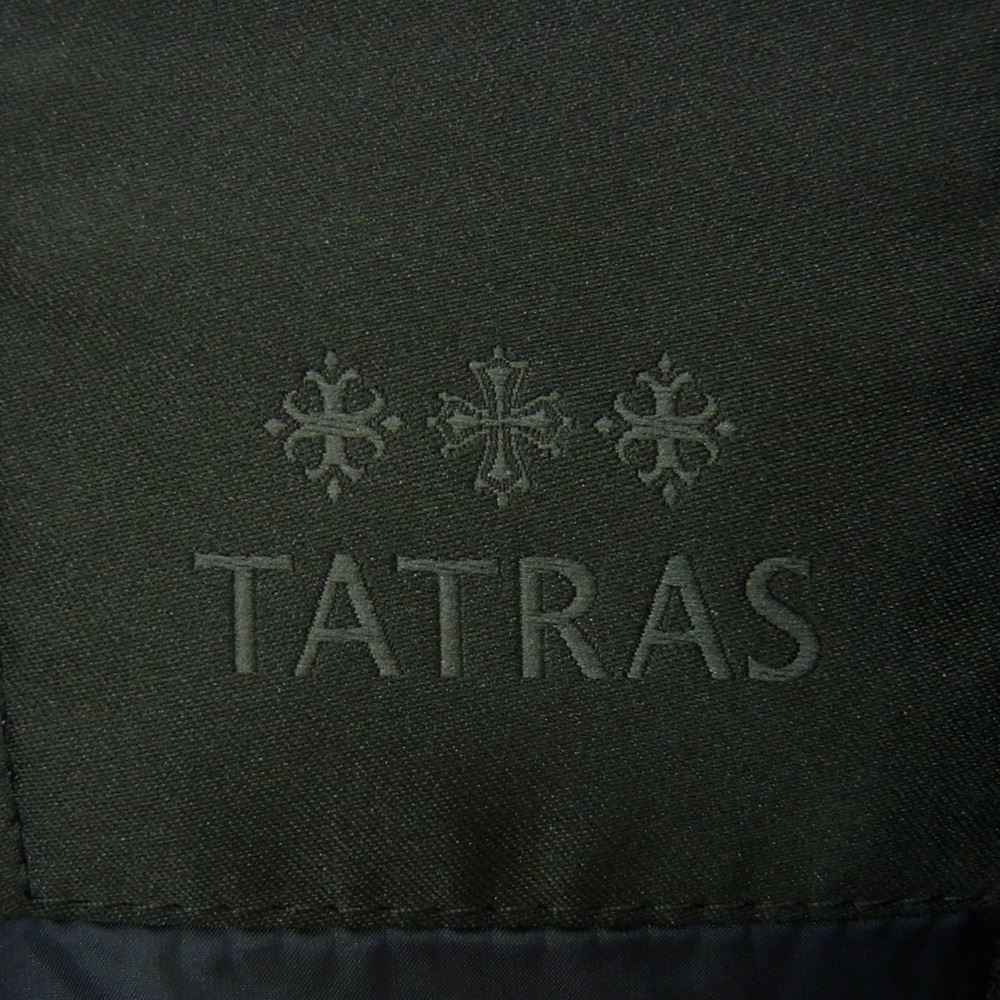 TATRAS タトラス 19AW LTA19A4648 SPINOSA スピノサ ノーカラー ダウン ジャケット ネイビー系 01