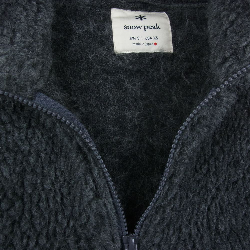 snowpeak スノーピーク ジャケット JK-19AU116 Wool Fleece Jacket