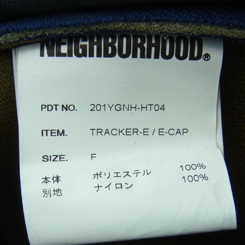 NEIGHBORHOOD ネイバーフッド 帽子 20SS 201YGNH-HT04 TRACKER CAP