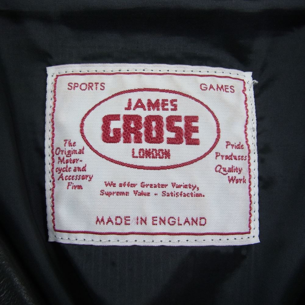 ジェームスグロース JAMES GROSE ジャケット 英国製 ESTNATION
