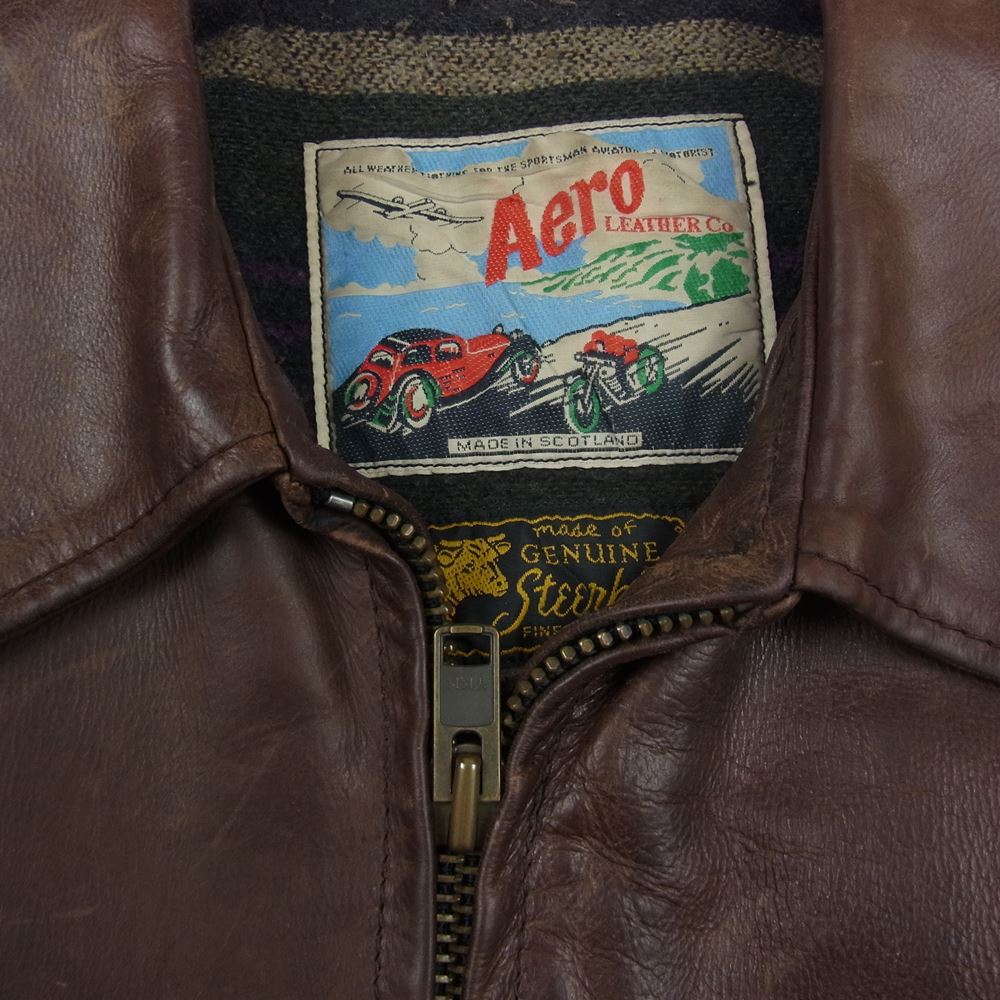 AERO LEATHER エアロレザー レザージャケット ステアハイド Steerhide