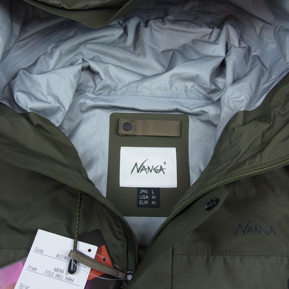 NANGA ナンガ ジャケット N13lBKE2 Aurora 3L Field Shell Parka BLK