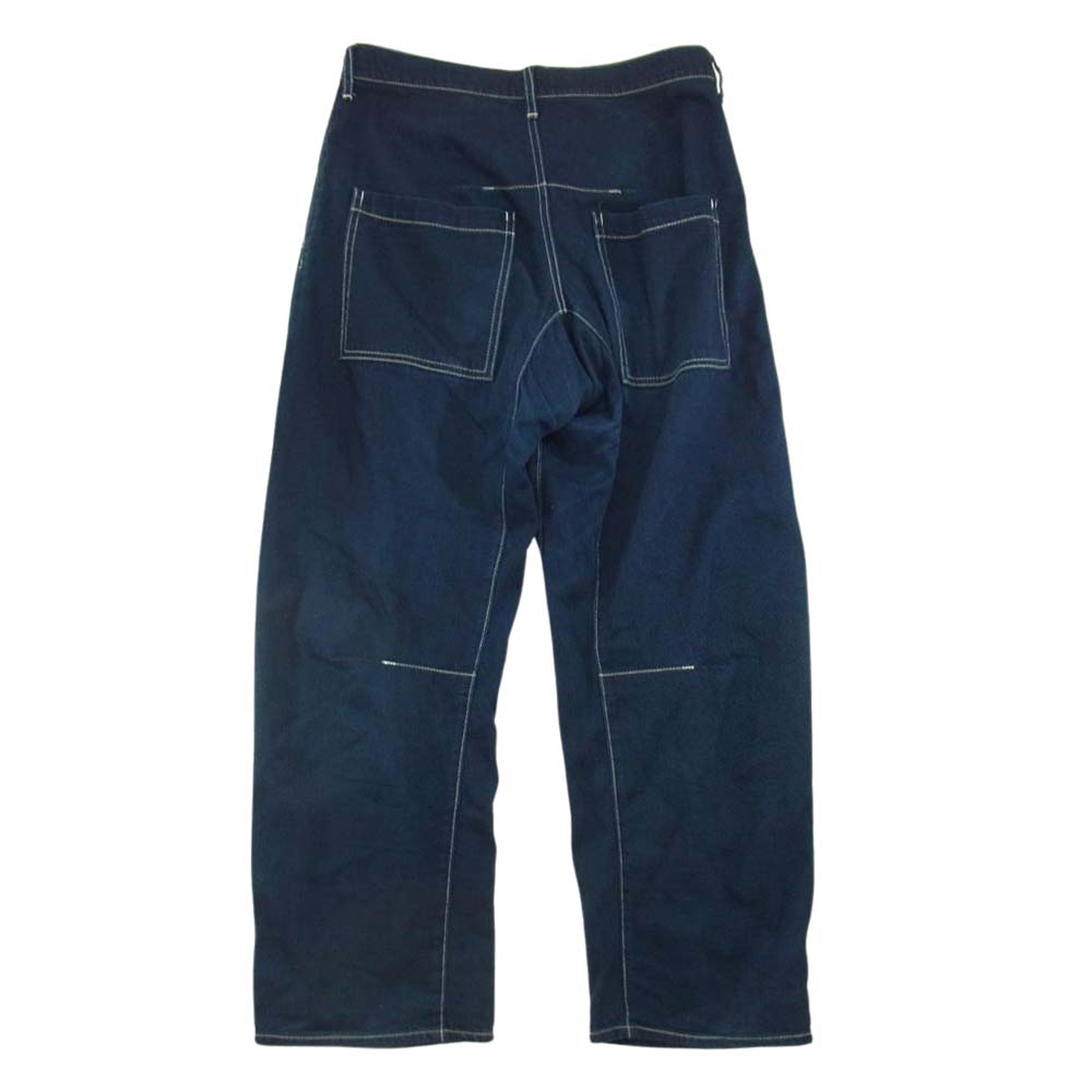 Yohji Yamamoto ヨウジヤマモト デニムパンツ Y’s ワイズ YO-P98-005 SPOTTED DENIM GUSSET BIG  PANTS スポーテッド デニム ゲスト ビッグ パンツ インディゴブルー系 1