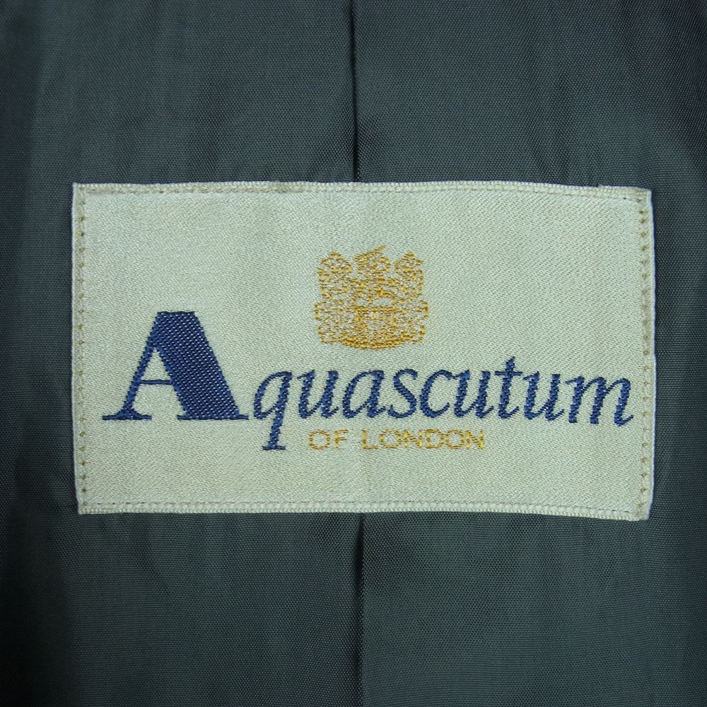 Aquascutum アクアスキュータム コート シルク混ウール ステンカラー