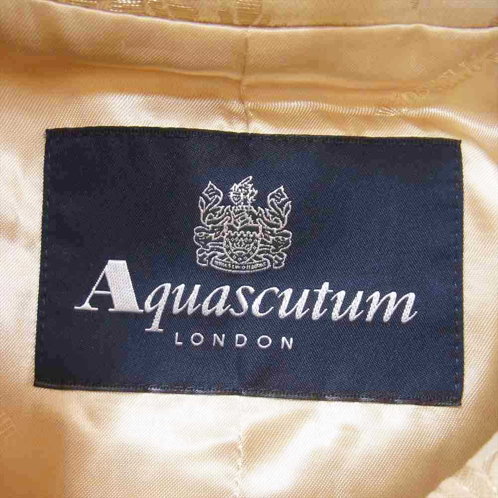 Aquascutum アクアスキュータム コート 英国製 ジャガードコットン