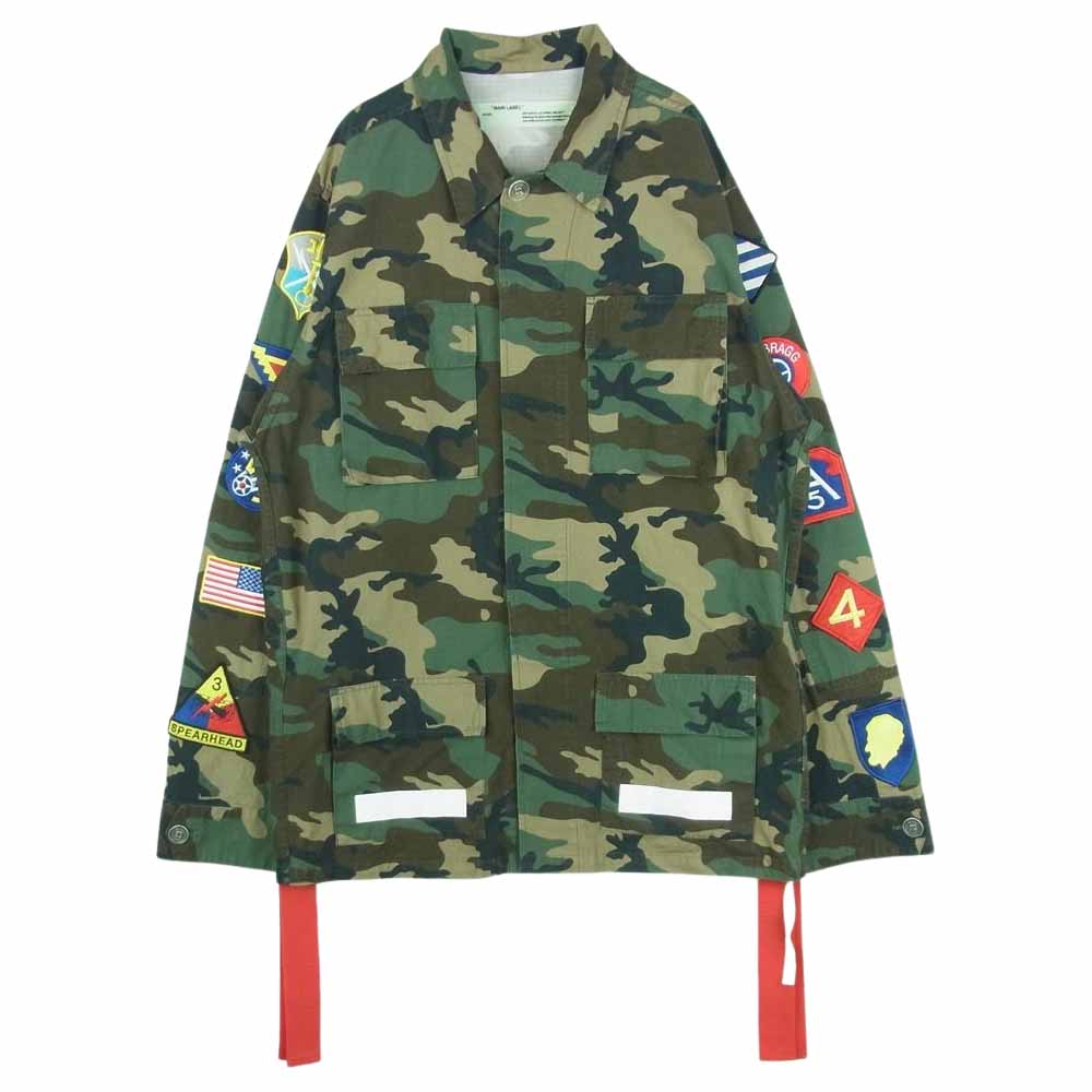 off-white オフホワイト フィールドジャケット カモフラ ミリタリー