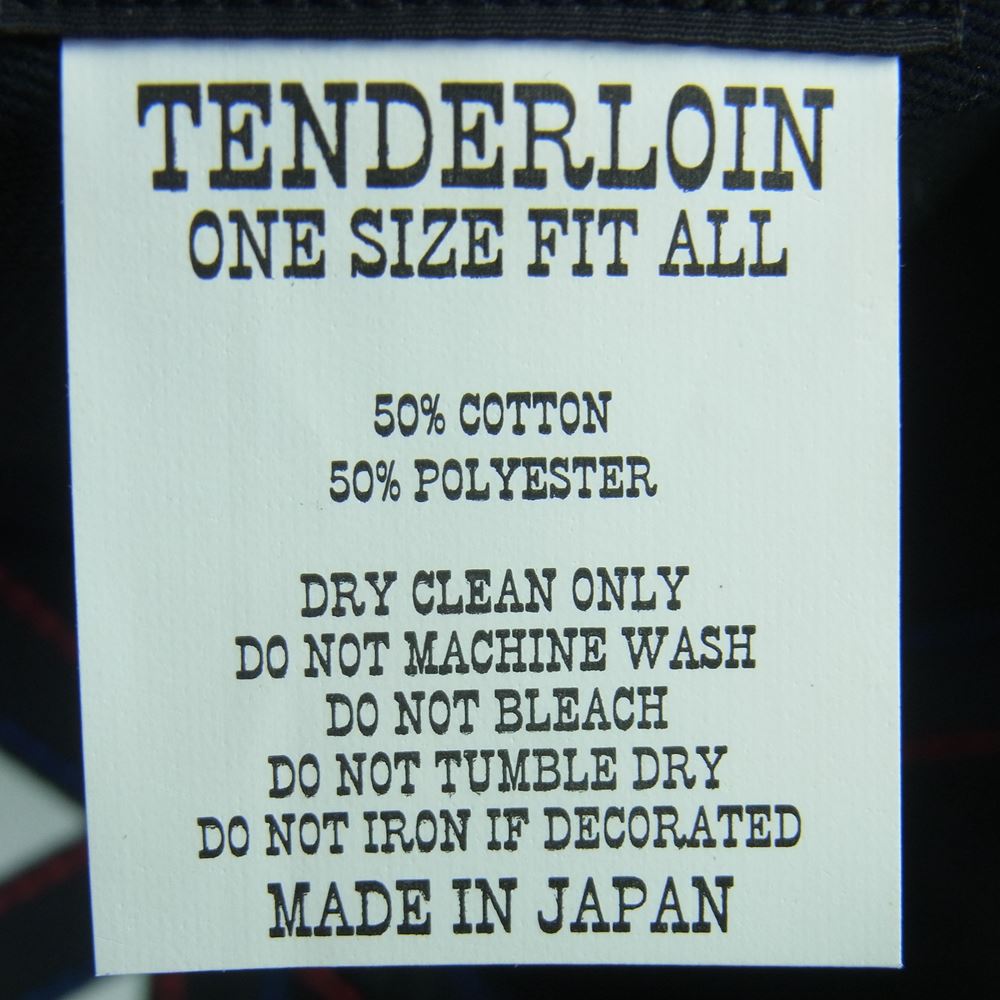 TENDERLOIN テンダーロイン キャップ T-TRUCKER CAP ボルネオスカル