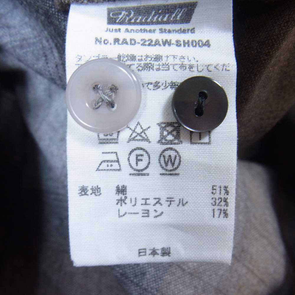 RADIALL ラディアル 長袖シャツ 22AW RAD-22AW-SH004 Fisher OPEN