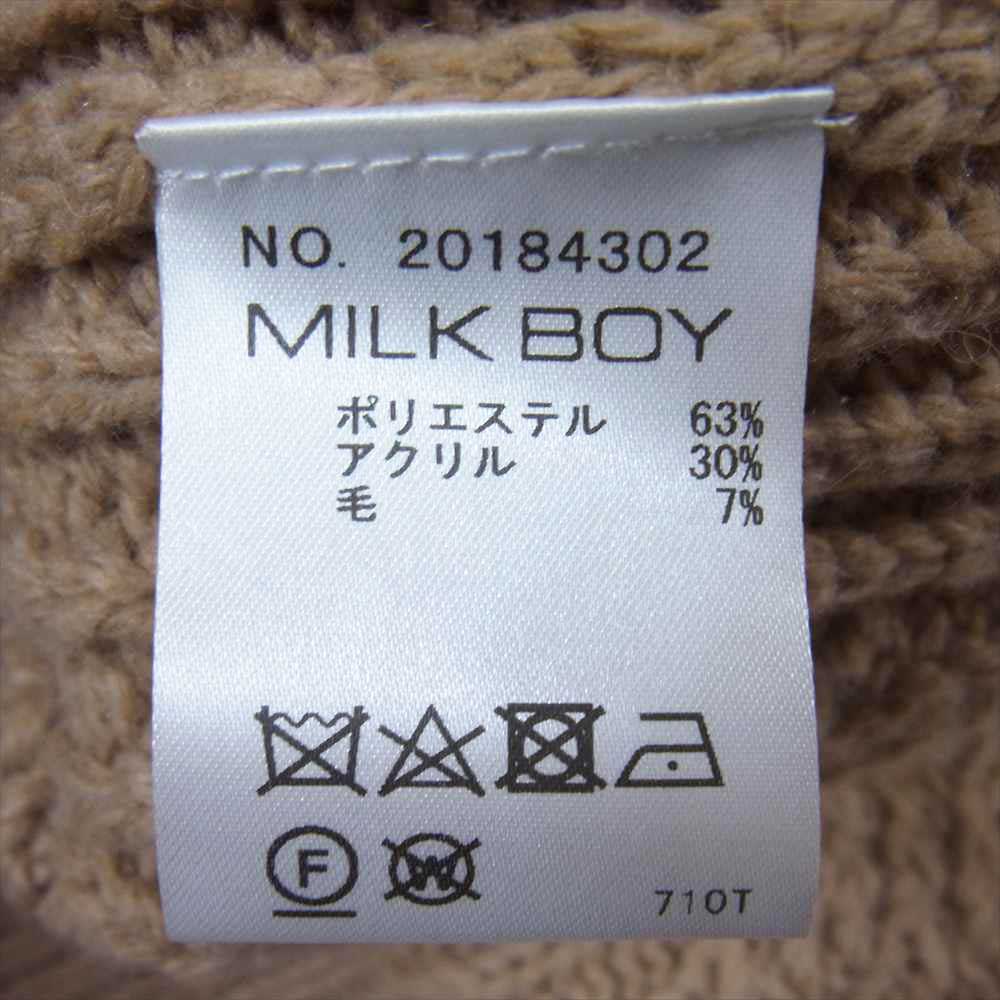 激安販壳店舗 【MILK BOY ミルクボーイ】ウールニット（M）セーター