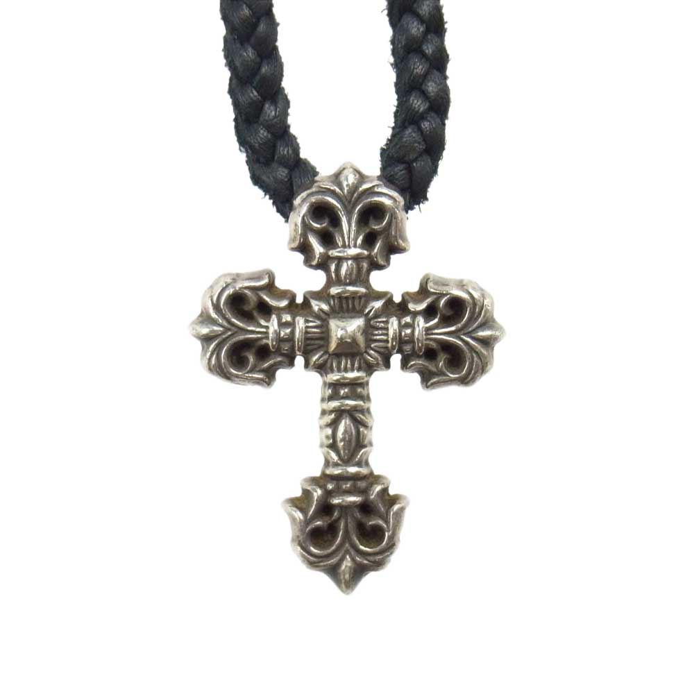 CHROME HEARTS クロムハーツ（原本無） ネックレス FILIG CROSS-XSM