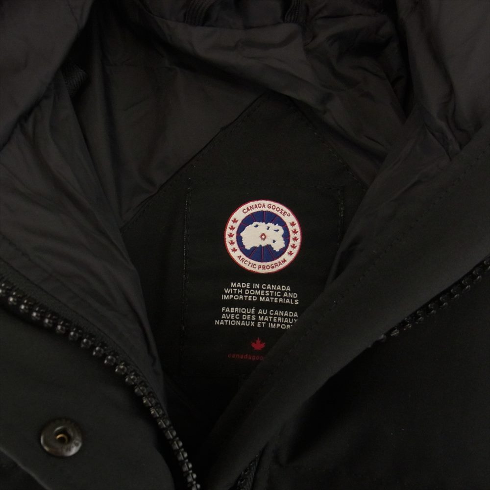 CANADA GOOSE カナダグース ダウンジャケット 3802LA 国内正規品 サザビーリーグ SHELBURNE PARKA シェルバーン  パーカ ファーフード付き ダウンジャケット ブラック系 XS