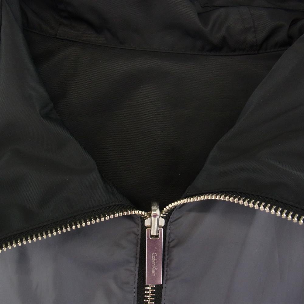 カルバン・クライン　フード付き中綿ナイロンジャケット　XXL ブラック