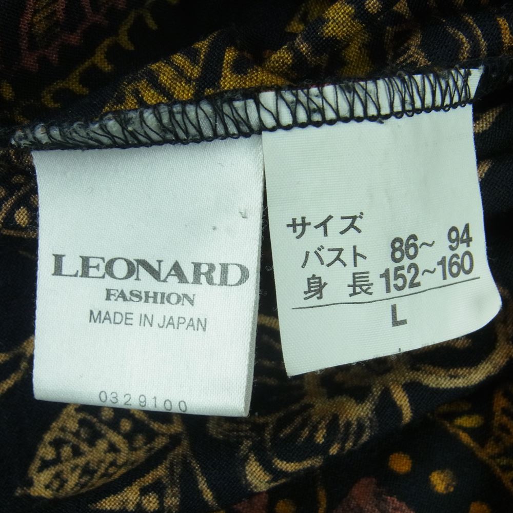 LEONARD レオナール カットソー FASHION ファッション シルク混 ウール