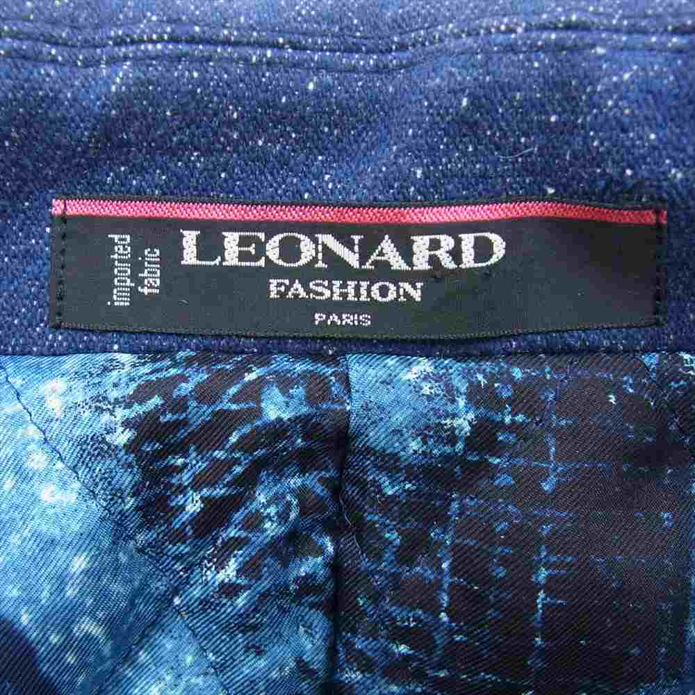 LEONARD レオナール レザージャケット FASHION ファッション シルク