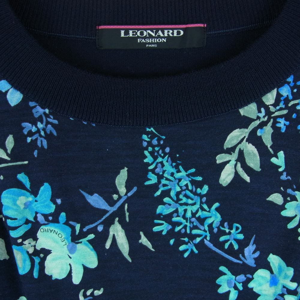 LEONARD レオナール ニット FASHION ファッション フラワー シルク混