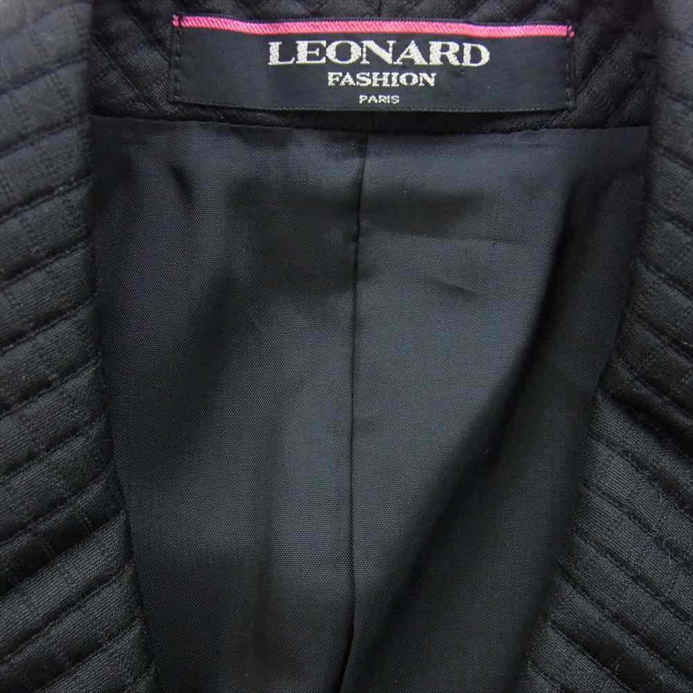 LEONARD レオナール テーラードジャケット　ブラック