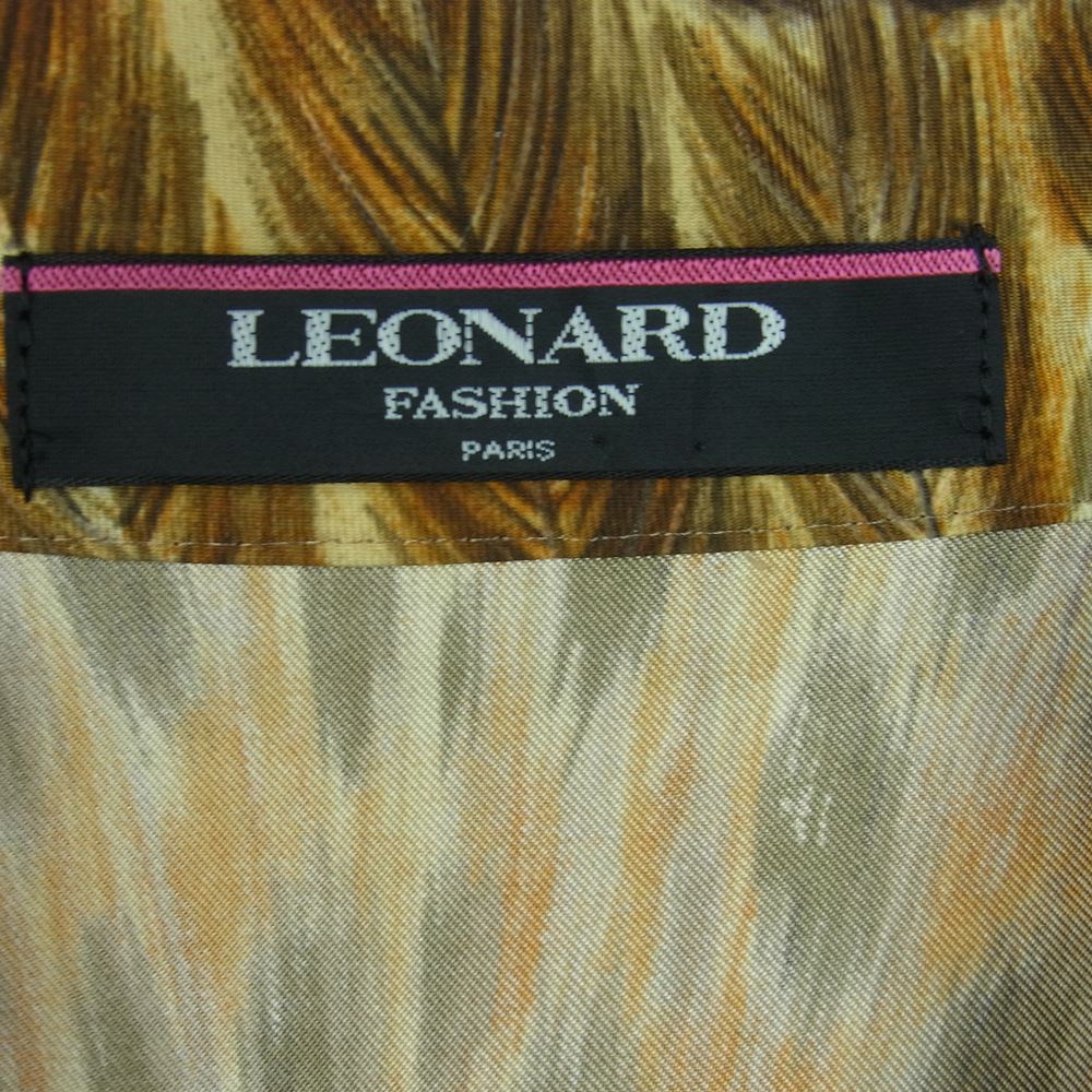 LEONARD レオナール コート FASHION ファッション シルク100