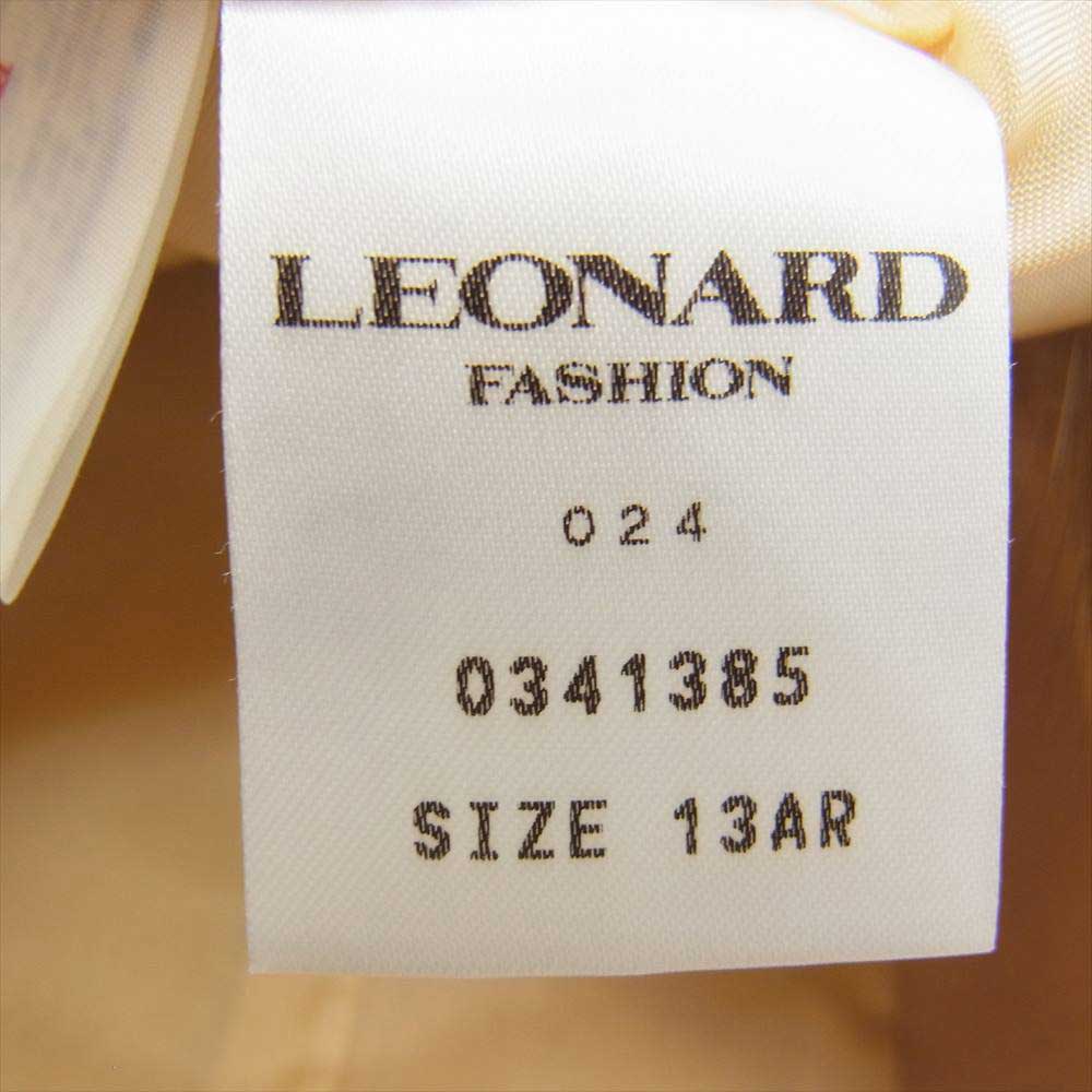 LEONARD レオナール セットアップ FASHION ファッション ファー付 切替