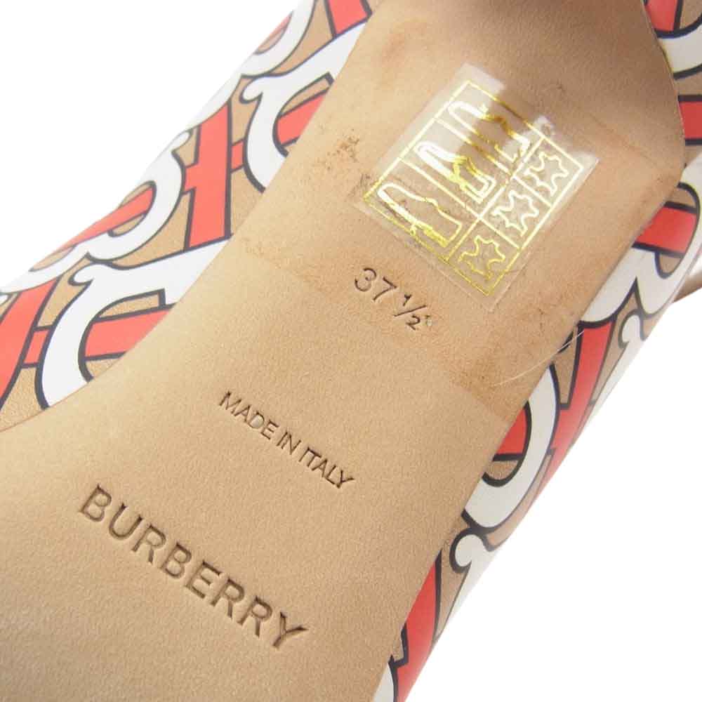 BURBERRY バーバリー パンプス A7136 TB モノグラム ストラップ