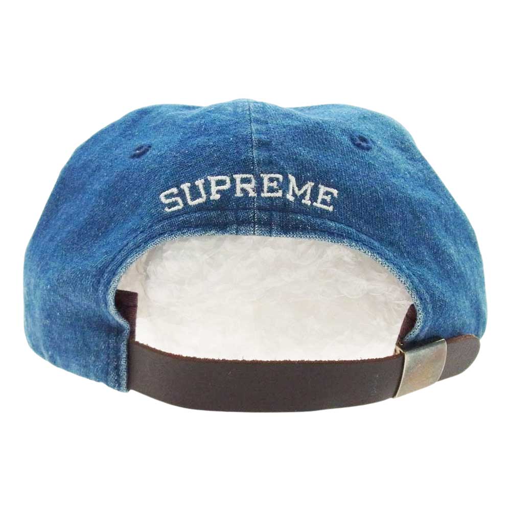 Supreme シュプリーム 帽子 17SS Washed Denim S Logo 6-Panel Cap