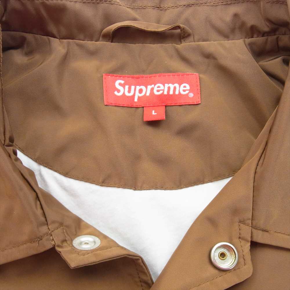 Supreme 19ss Apple Coaches Jacket ブラウン L-