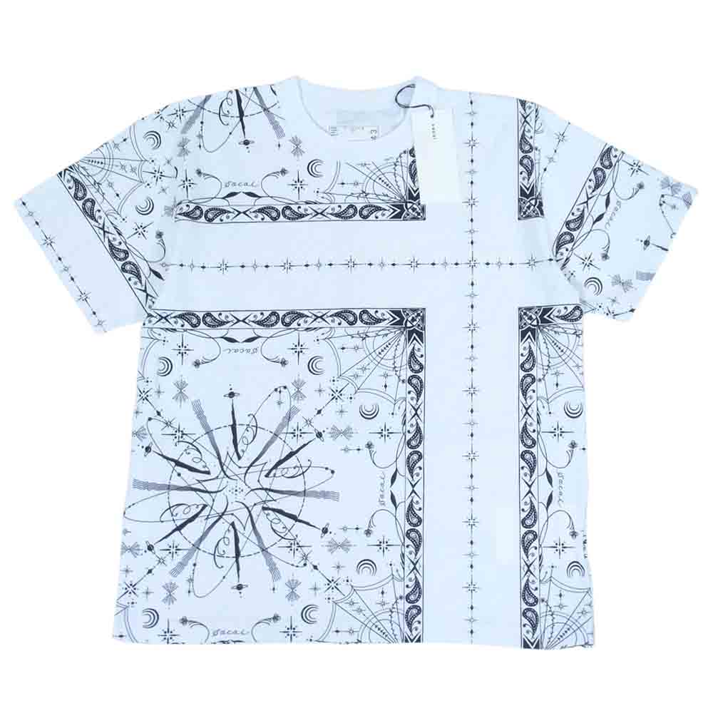 Sacai サカイ Ｔシャツ 20AW 20-02343M × Dr.Woo ドクターウー Bandana