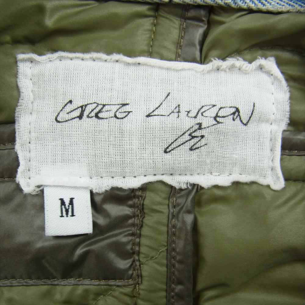 グレッグローレン GREG LAUREN ジャケット ARMY LINER PUFFY KIMONO 再