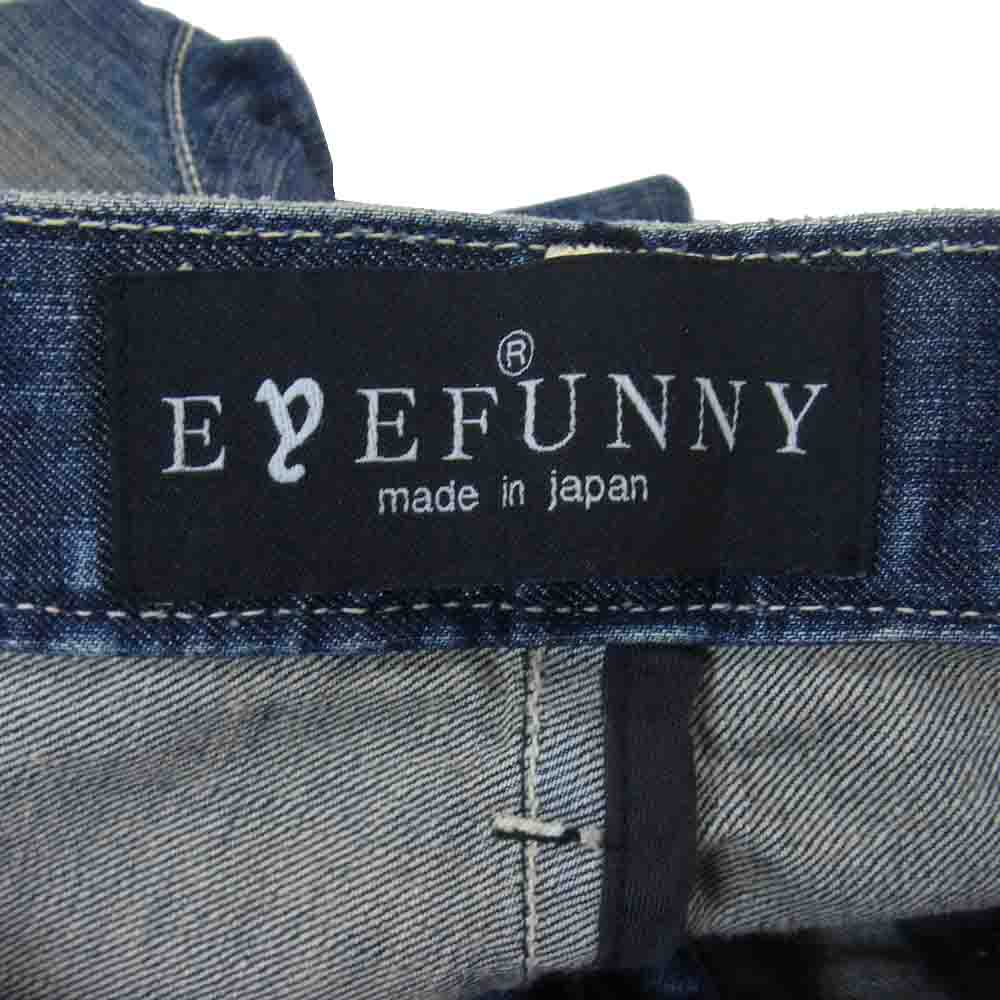 期間限定３０％ＯＦＦ！ EYEFUNNY アイファニー デニムパンツ 日本製