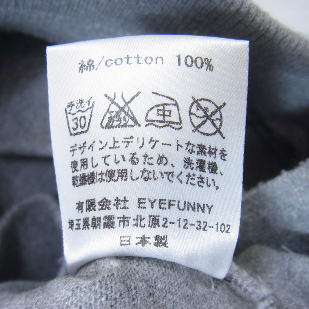 EYEFUNNY アイファニー パンツ 日本製 シルバー925 ファスナー カット